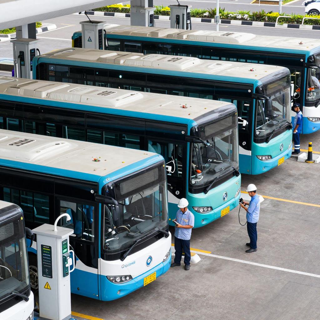 雅加达官宣：2029年配齐1万辆电动Transjakarta公交第二张图