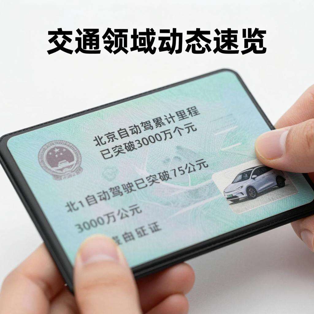 交通领域动态速览｜我国全面推行机动车行驶证电子化、北京自动驾驶里程超3000万公里......第二张图