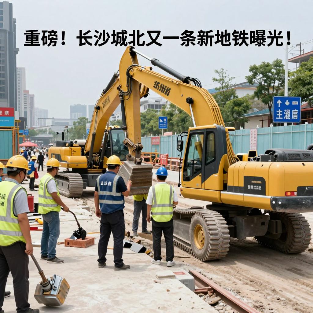 重磅！长沙城北又一条新地铁曝光!第一张图