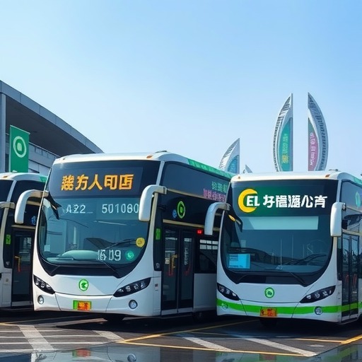 辽宁省首批醇氢电动公交车落地北票!(图2)